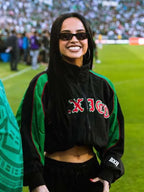 Becky G 2026 Australia vs Mexico Cropped Track Jacket
