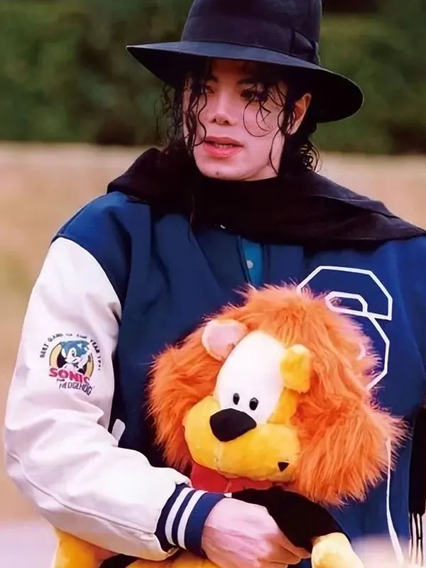 Michael Jackson Blue Varsity Jacket