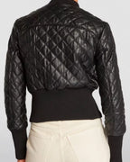 Michelle-Keegan-Fool-Me-Once-2024-Black-Quilted-Jacket-BackView