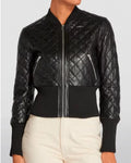 Michelle-Keegan-Fool-Me-Once-2024-Black-Quilted-Jacket
