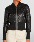 Michelle-Keegan-Fool-Me-Once-2024-Black-Quilted-Jacket