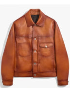 Mike Epps Brown Leather Jacket