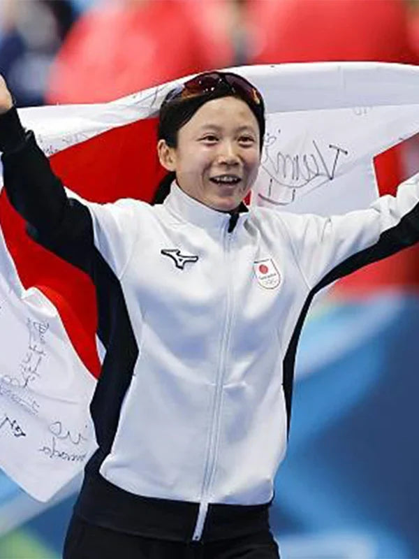 MilanoCortinaWinterOlympicsJapanWhiteJacket