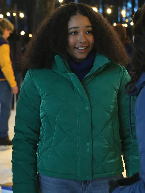 Millie Davis Finding Her Edge S01 Green Jacket