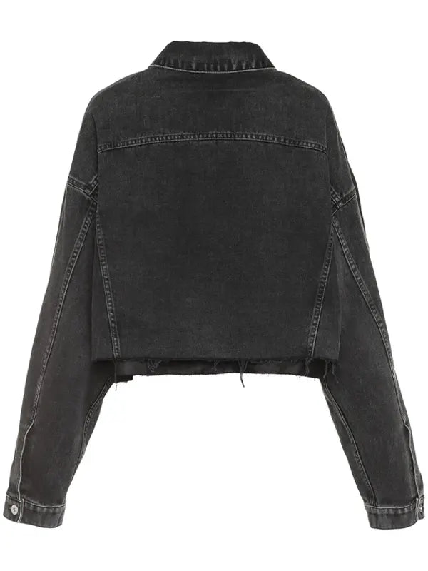 Miu Miu Denim Jacket Black