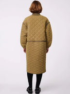 Mix-Stich-Long-Womens-Quilted-Coat