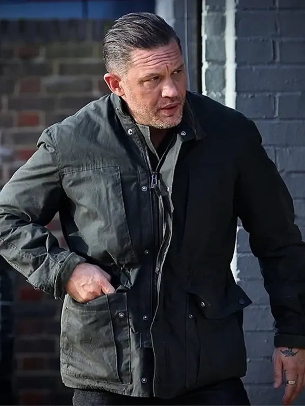 Mobland Tom Hardy Black Cotton Jacket