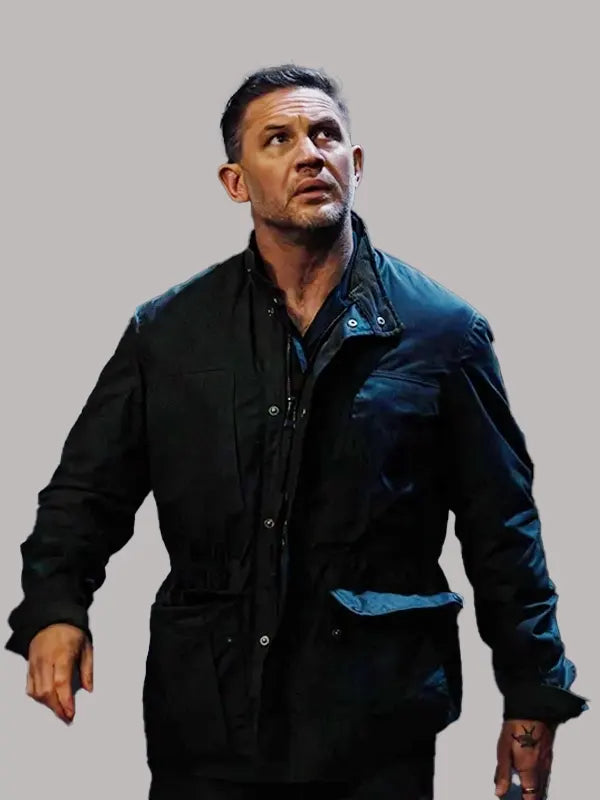 Mobland Tom Hardy Black Cotton Jacket