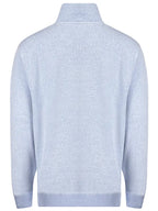 Mock Shirt Jumper Blue Back