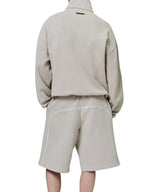 Modern Fleece Track Jacket With Piping