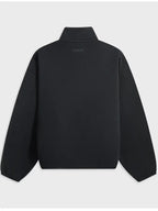 Modern Fleece Track Jacket With Piping