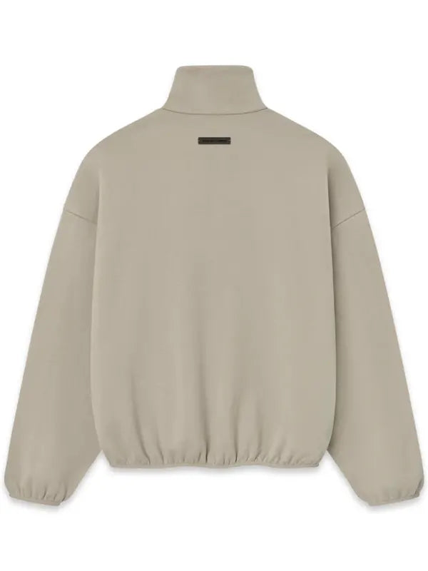 Modern Fleece Track Jacket With Piping
