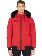 Moose Knuckles Red Fur Jacket