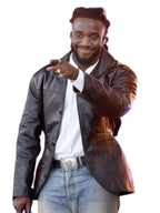 NBC’s Today 2026 Shaboozey Black Leather Blazer