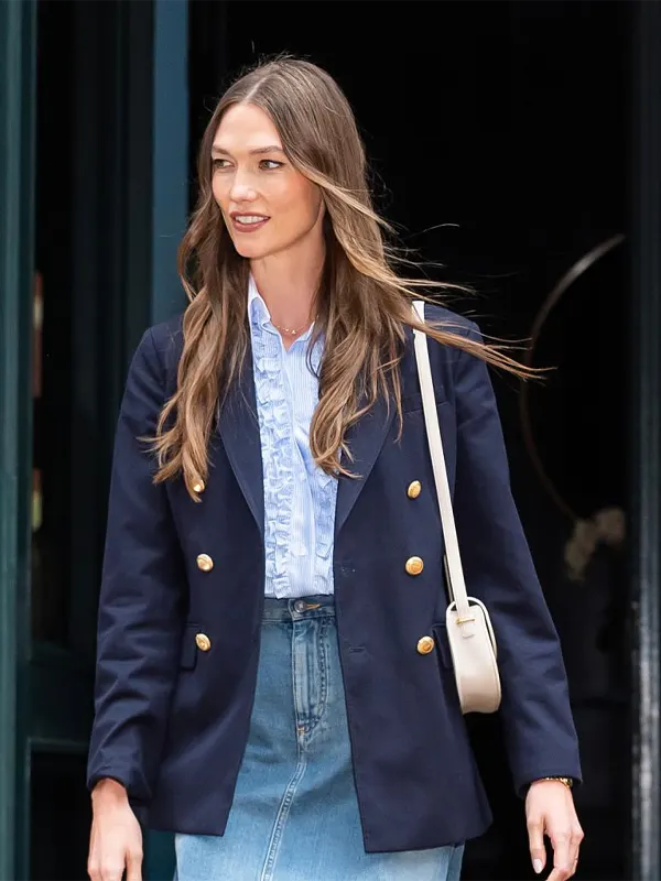 NYC 2026 Karlie Kloss Blue Blazer