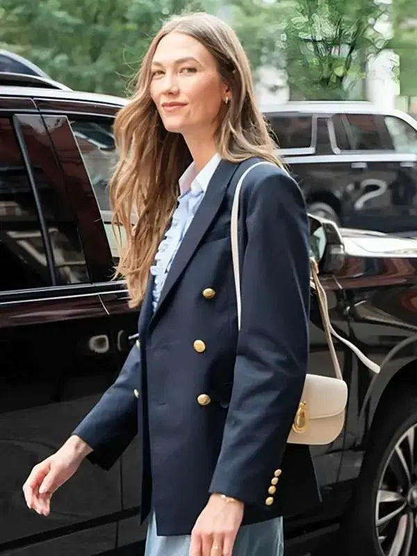 NYC 2026 Karlie Kloss Blue Blazer