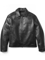 NYC Campaign Jungkook Black Leather Jacket