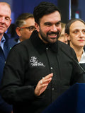 NYC Mayor Zohran Mamdani Black jacket