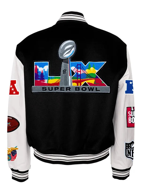 NFL Super Bowl 2026 Wool Varsity Jacket