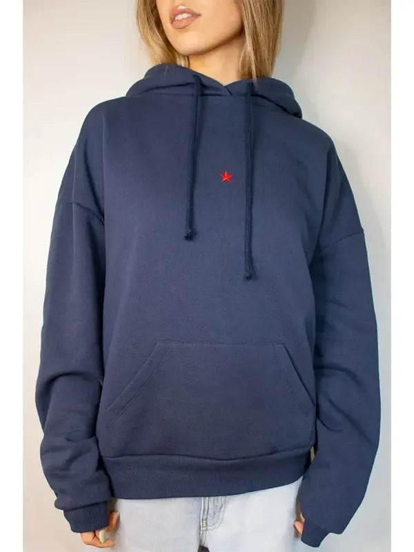 Navy Subdued Hoodie