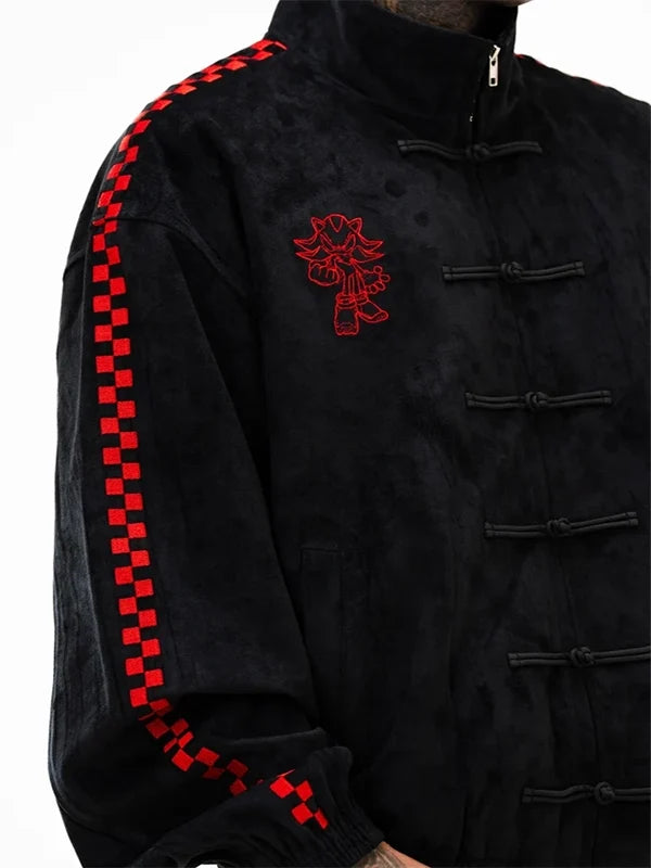 Neptun X Sonic 2026 Black Suede Jacket