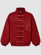 Neptun X Avatar Maroon Chinese Jacket