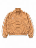Neptun X Sonic 2026 Orange Suede Leather Jacket