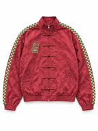 Neptun X Sonic 2026 Red Suede Leather Jacket