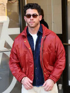 NYC 2026 Nick Jonas Red Jacket