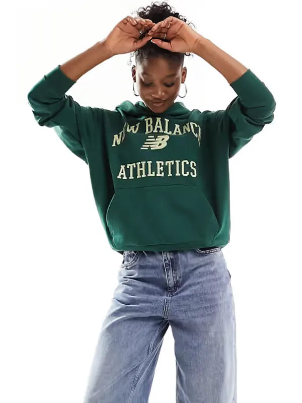 New Balance Athletics Hoodie Green