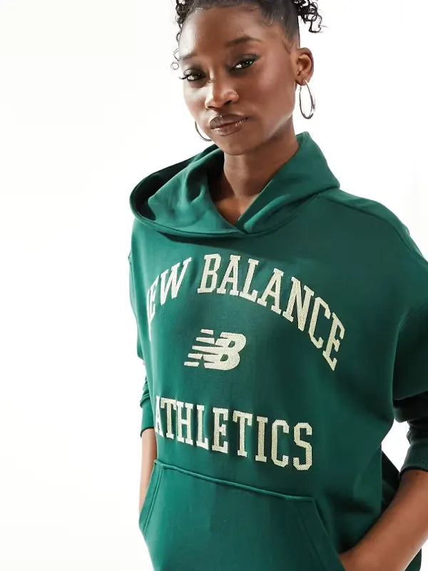 New Balance Athletics Hoodie Green