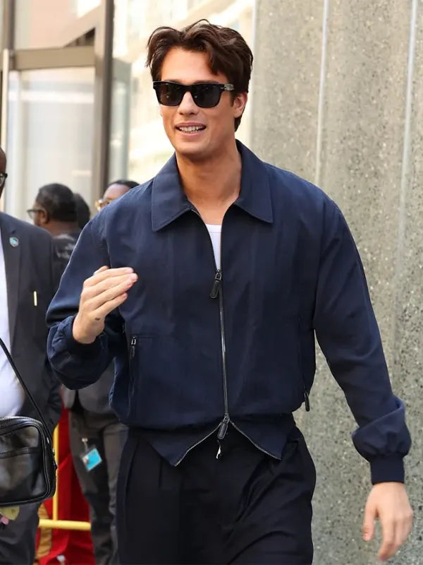 New York City 2026 Nicholas Galitzine Blue Jacket