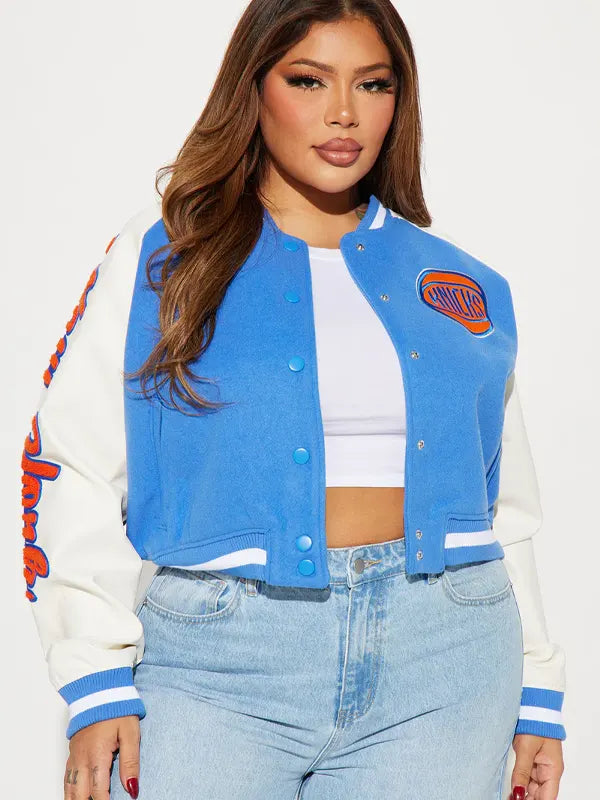 New York Knicks Bomber Jacket Women