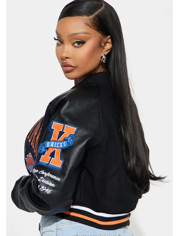 New York Knicks Bomber Jacket Women