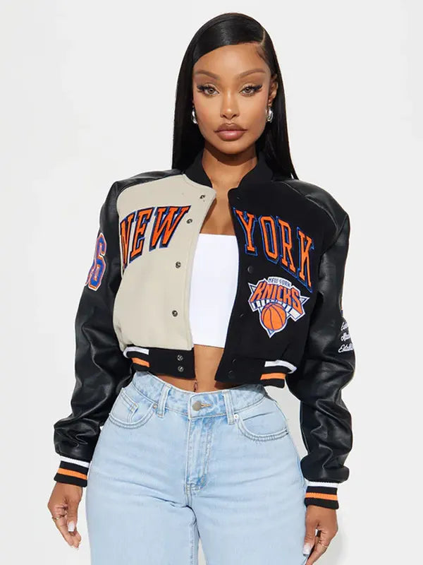 New York Knicks Bomber Jacket Women