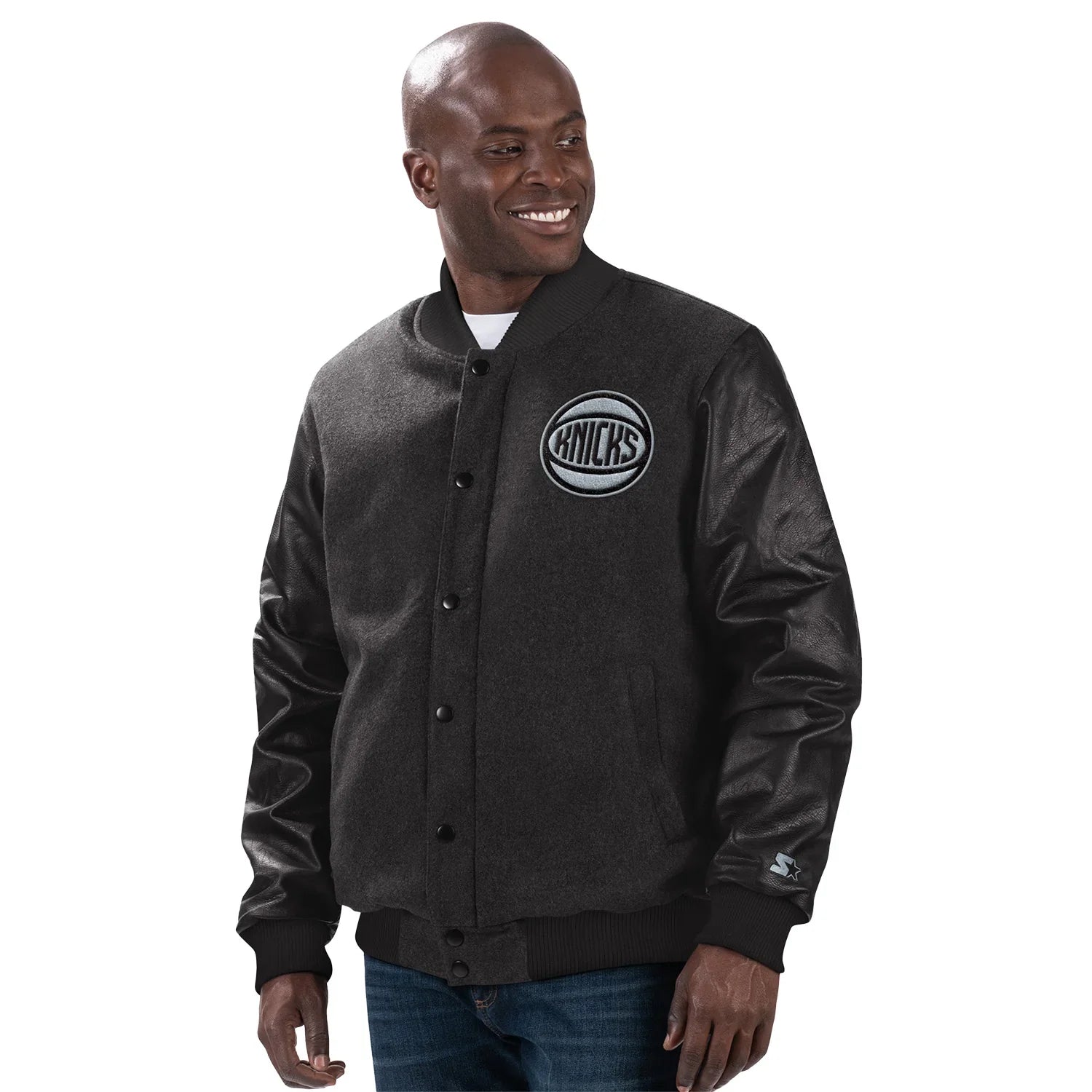 New York Knicks Starter Jacket Black
