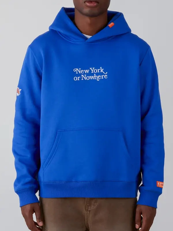 New York Or Nowhere Knicks Motto Hoodie