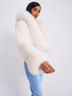 Next Gen NYC S02 Emira D’Spain White Fur Jacket