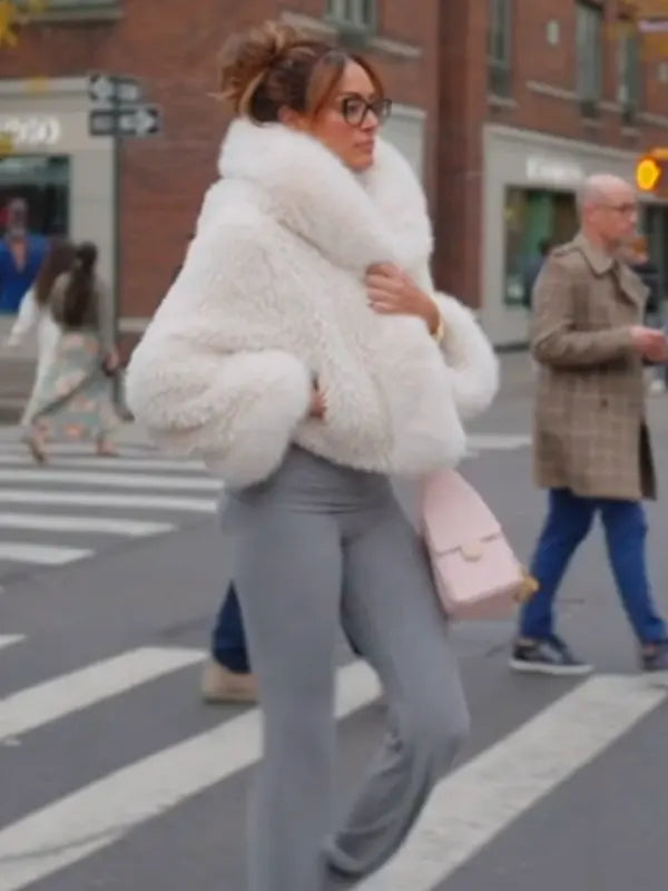 Next Gen NYC S02 Emira D’Spain White Fur Jacket