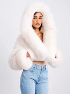 Next Gen NYC S02 Emira D’Spain White Fur Jacket