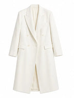 Nice Airport Heidi Klum White Coat