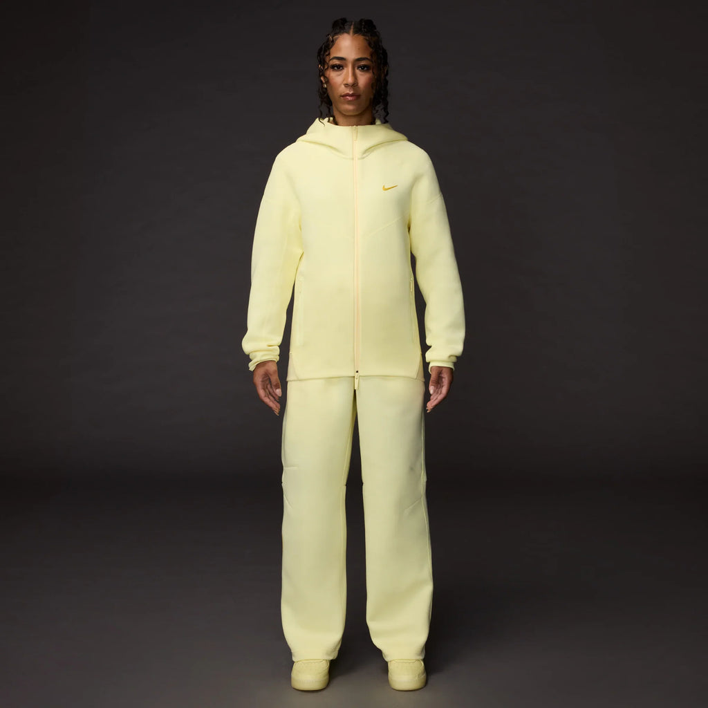 Nike-X-Nocta-Tech-Fleece-Full-Zip-Up-Hoodie-Citron-Tint