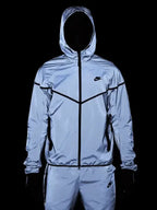 Nike Men's Tech Woven Flash Jacket Grey