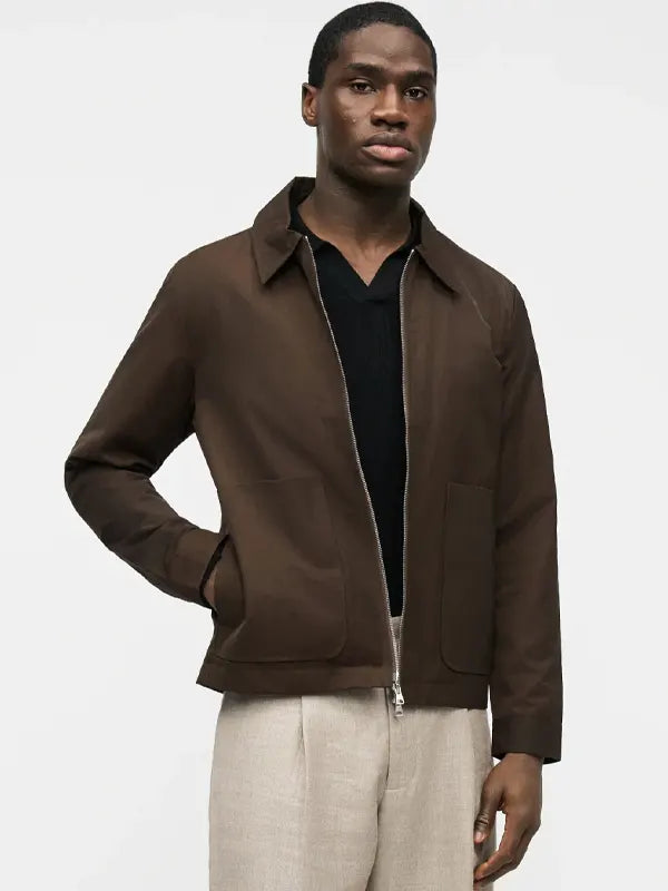 Nn07 Gael Jacket Brown