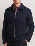 Nn07 Gael Jacket Navy