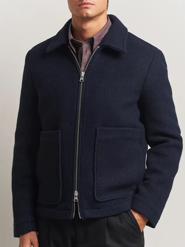 Nn07 Gael Jacket Navy