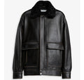 Nour Hammour Leather Jacket Drey