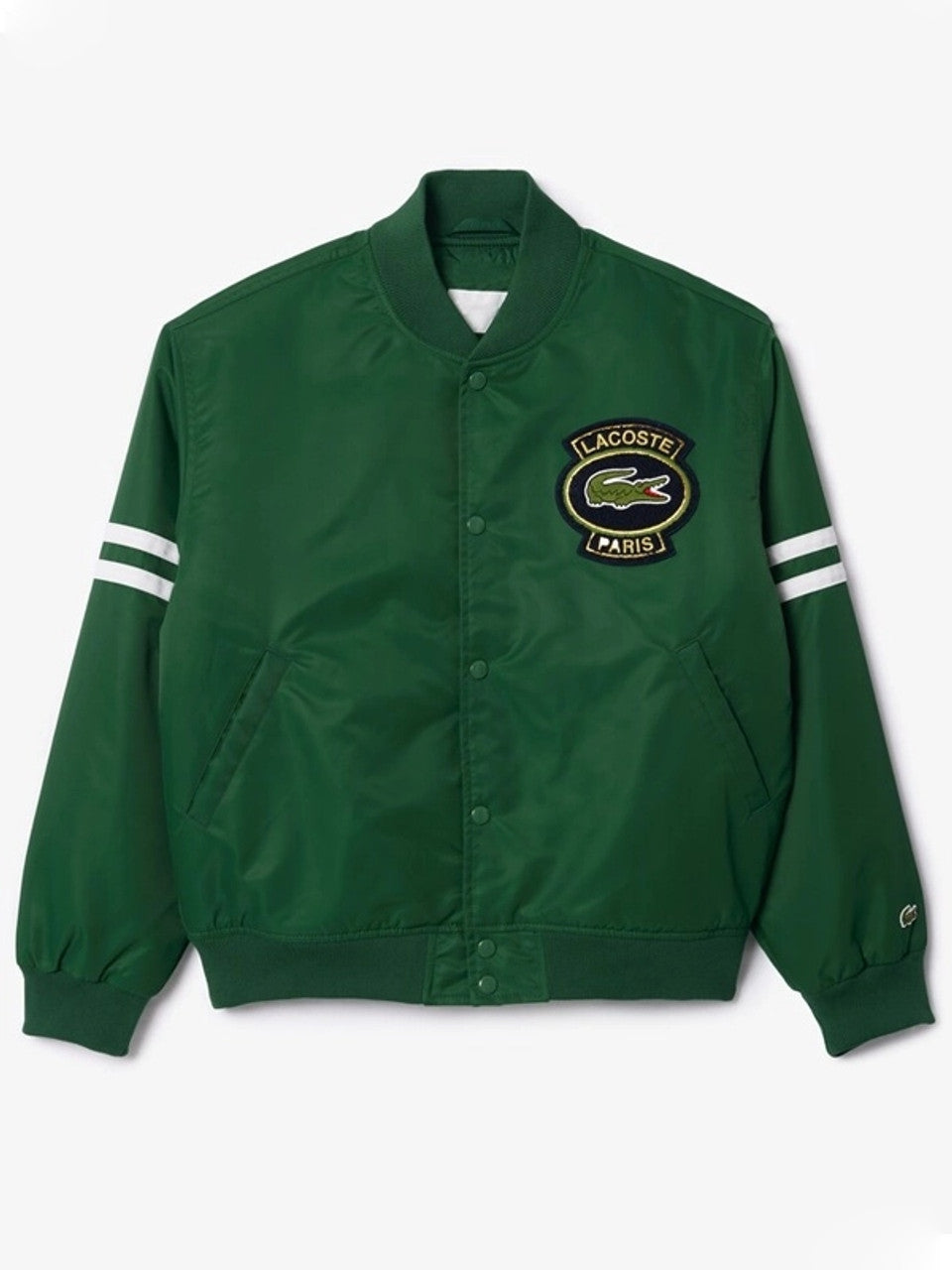 Novak Djokovic Lacoste Green Bomber Jacket