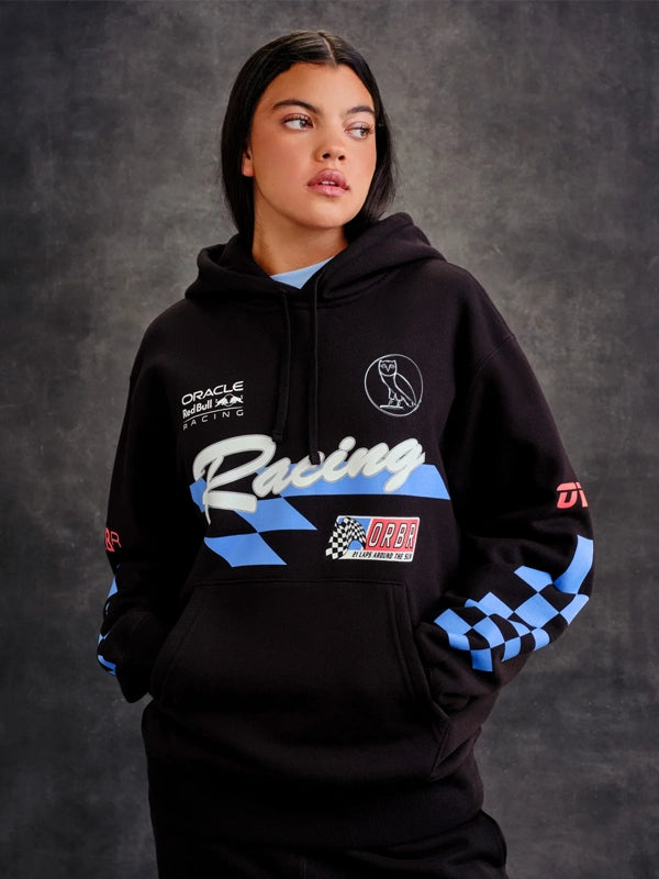 OVO Red Bull Racing Finish Line Black Hoodie