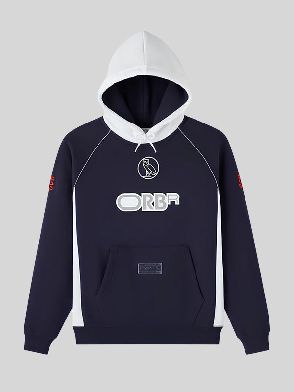 Ovo Red Bull Racing Pit Crew Color Block Hoodie - Red Bull Navy